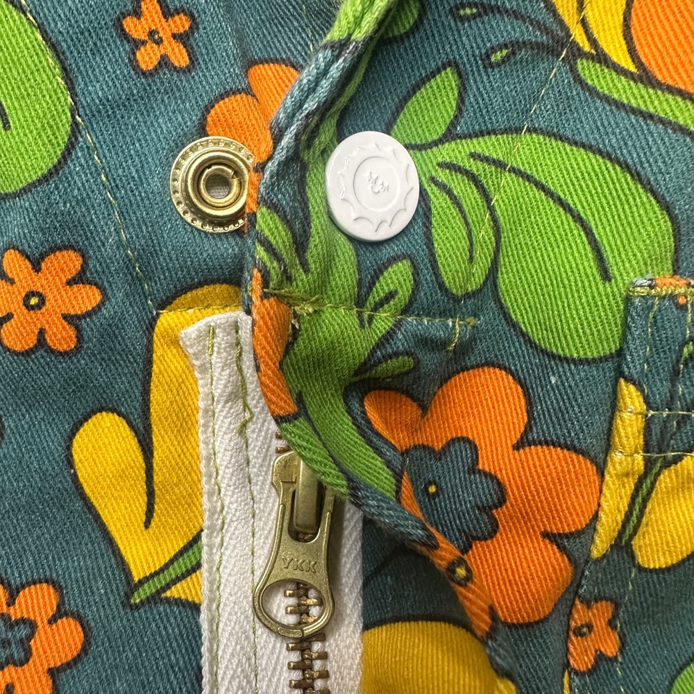 🦋Big Bud Press🦋 Everyday Long Sleeve Jumpsuit in 70s Floral Butterfly - S - RARE - Picture 13 of 16